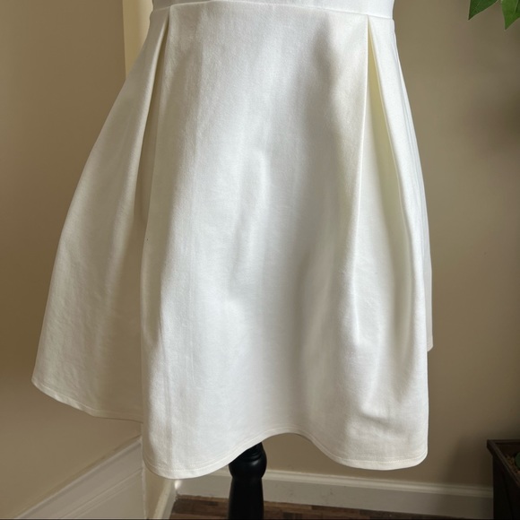 Lulus Cutout and About White Skater Dress Sz M - Picture 7 of 16